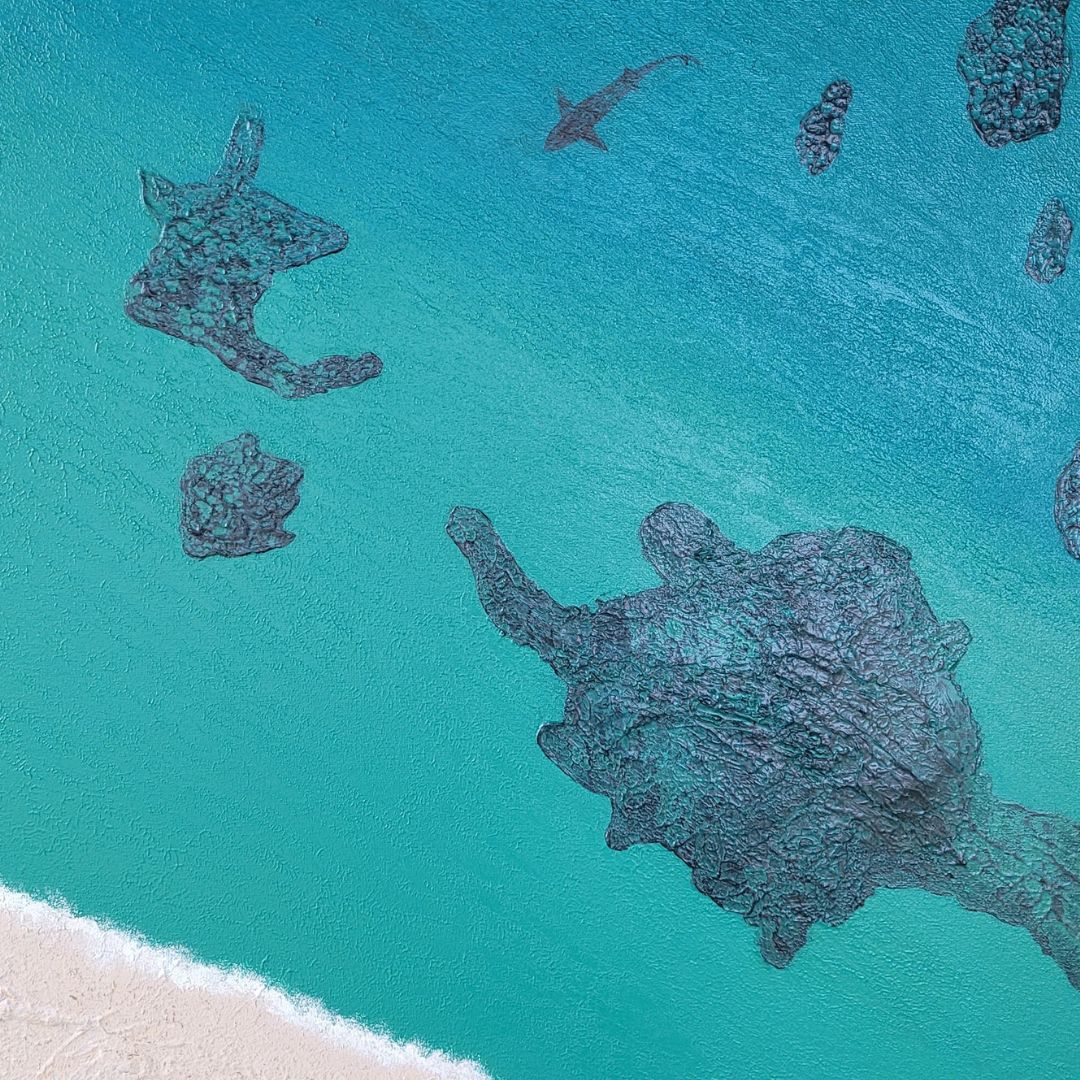Sold Original Artwork |Guardian of the Deep | 62x62cm