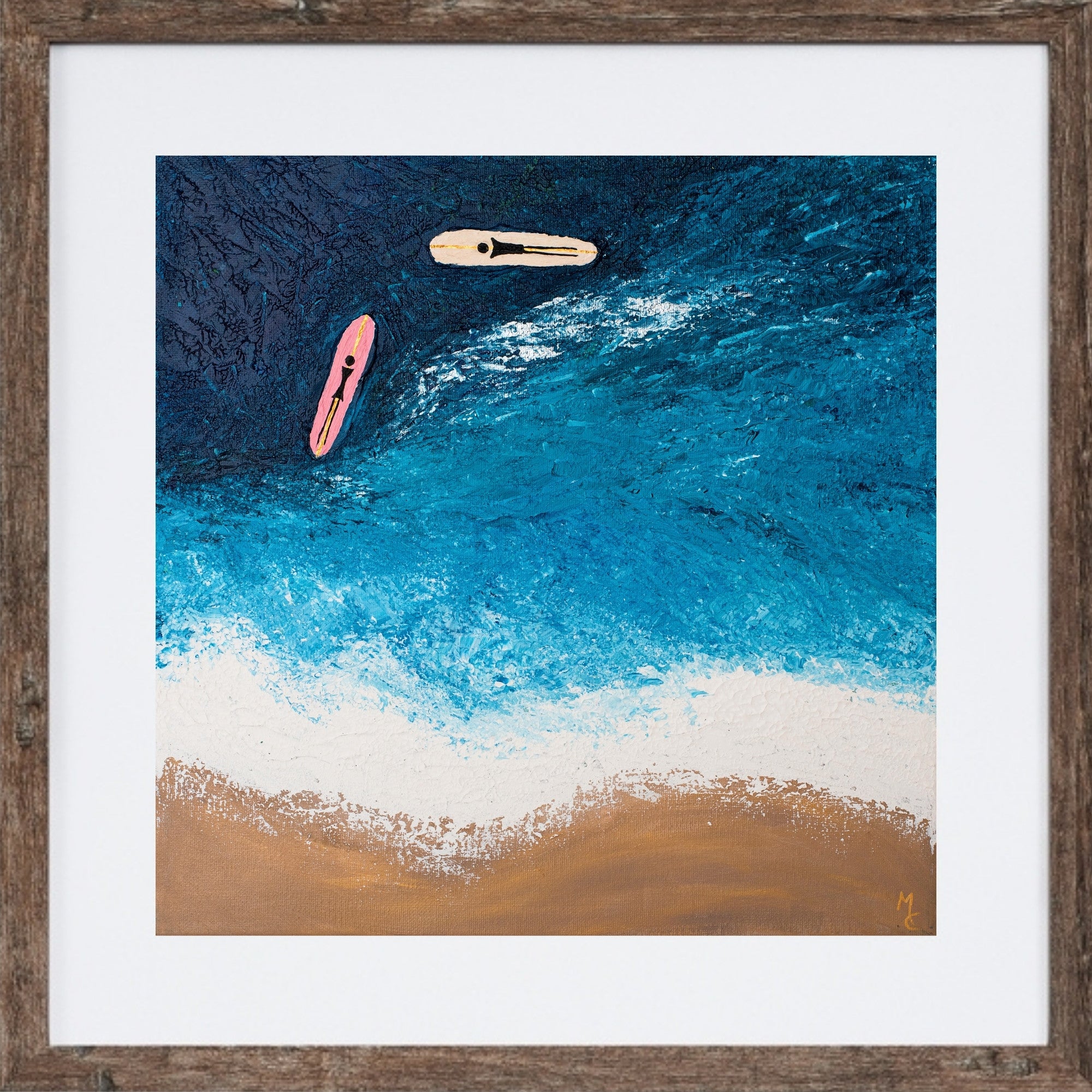 Art Print | Surfing Date