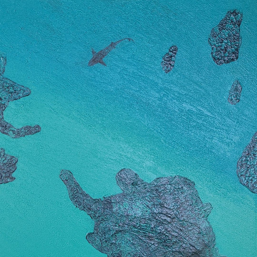 Sold Original Artwork |Guardian of the Deep | 62x62cm