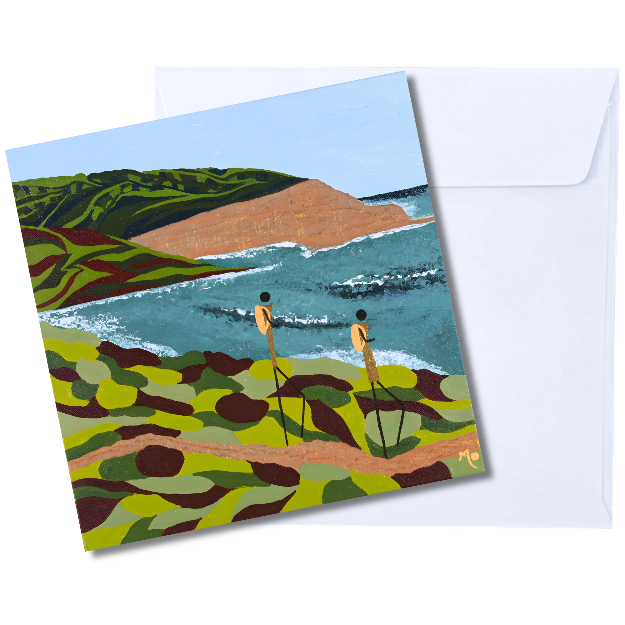Card |Hiking The Cape To Cape | Margaret River Region | 15x15cm