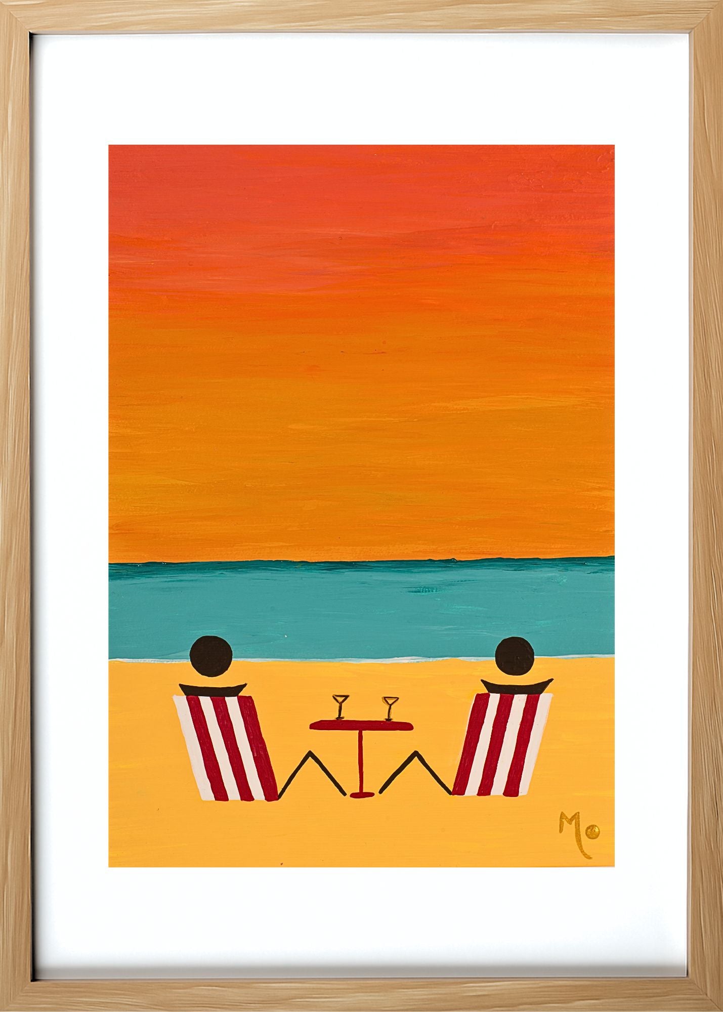 Art Print | Sunset Drinks