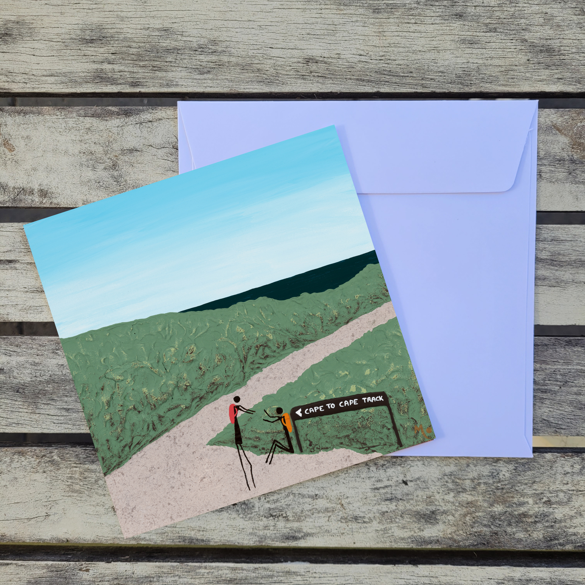 Card | Venture | Cape to Cape Track | 15x15cm