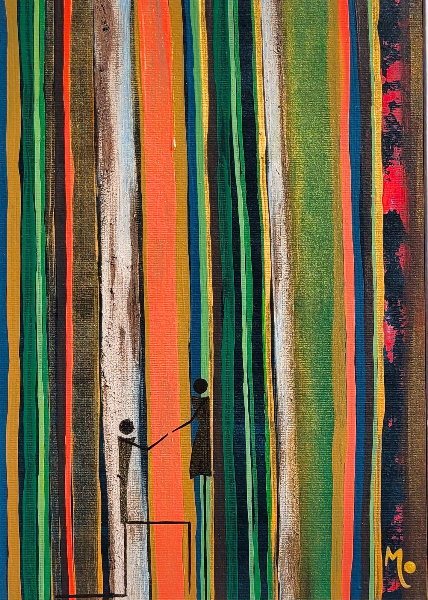 Original Artwork | Oui ! | L'Amour dans la forêt| 30x20cm