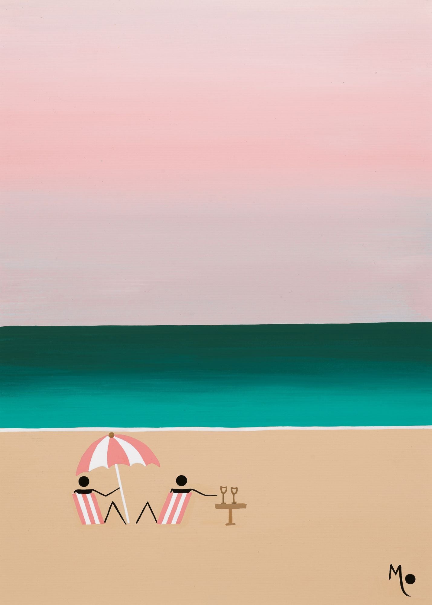 Art Print | Blue Hour Cocktail