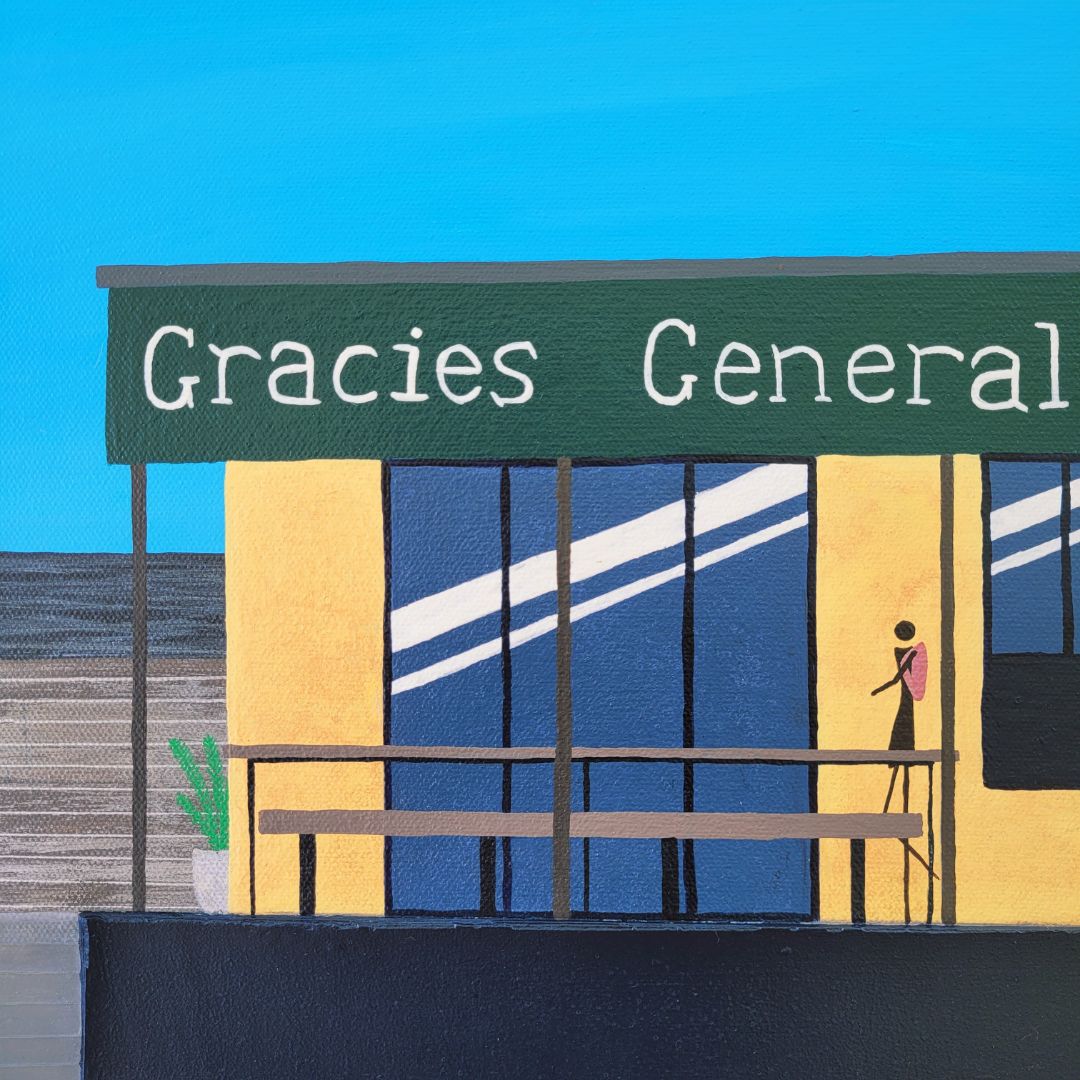 Original Artwork | Well-Earned Rest |  Gracie's General, Gracetown | 30x30cm