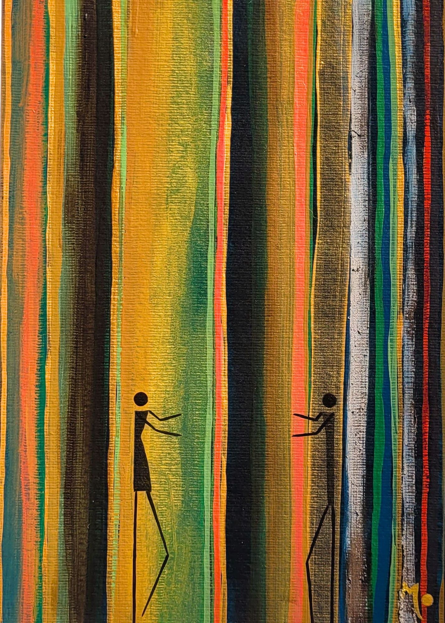 Sold Original Artwork | Ensemble | L'Amour dans la forêt| 30x20cm
