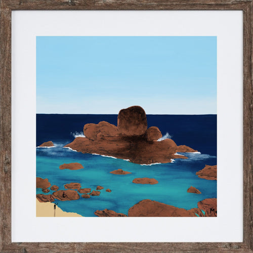 Art Print | Redgate Rock | Redgate Beach