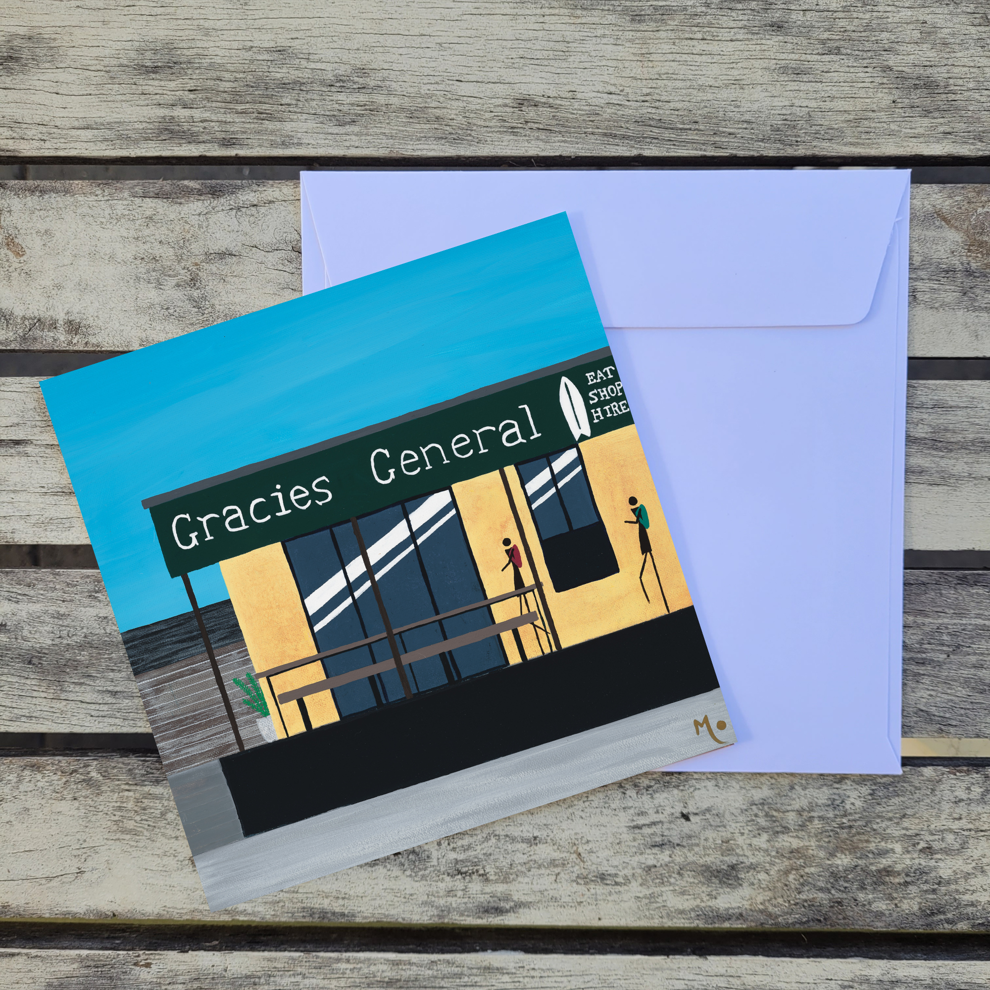 Card | Well Earned Rest | Gracie's General, Gracetown | 15x15cm