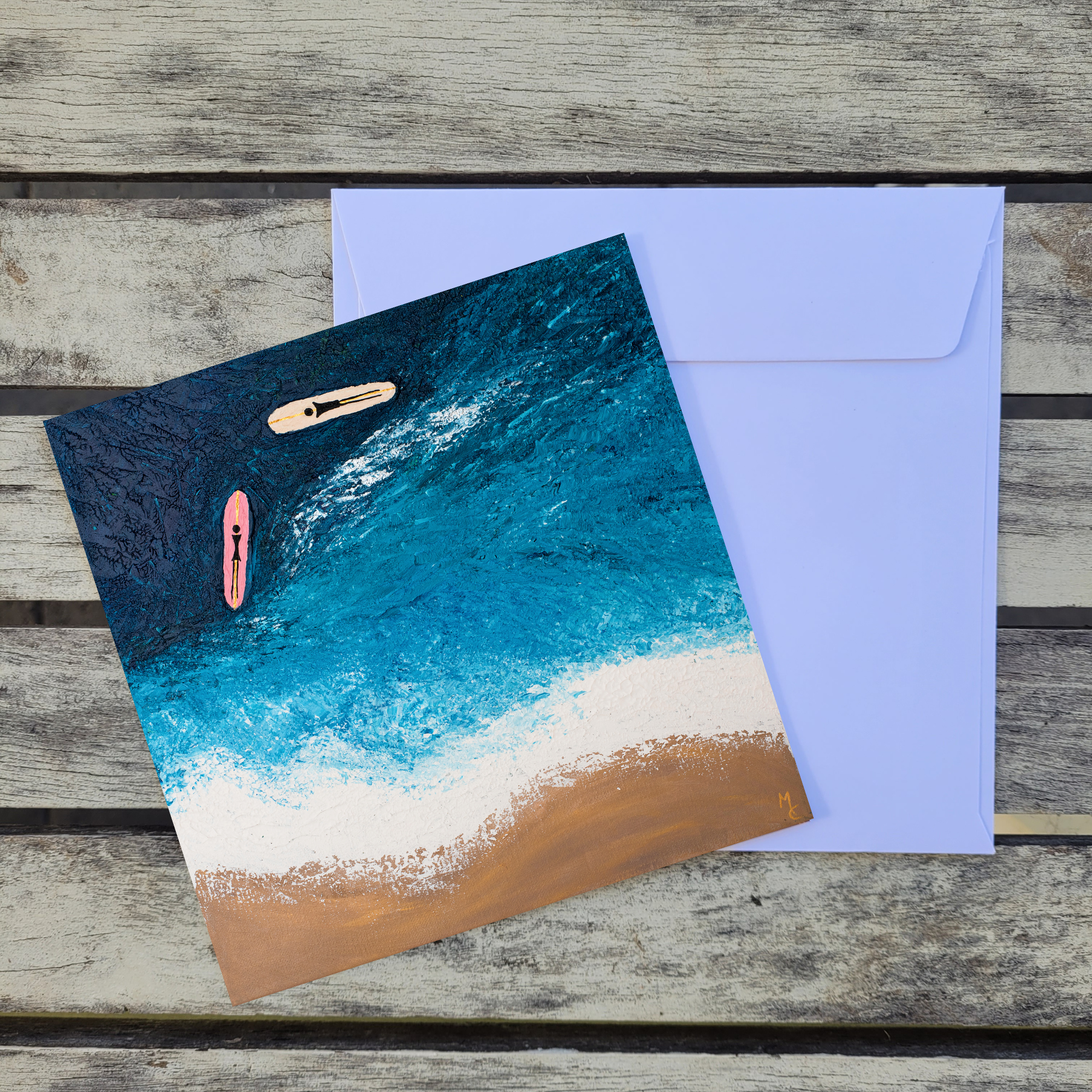 Card | Surfing Date | 15x15cm