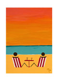 Art Print | Sunset Drinks