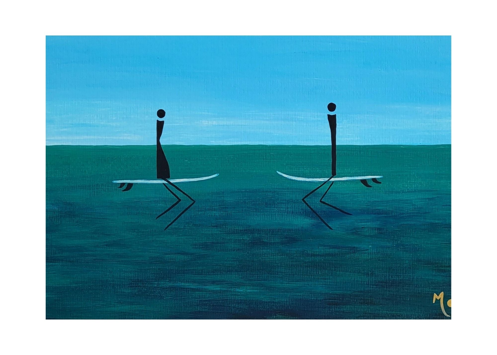 Sold Original Artwork | The Wait | Original | 20cm X 30cm