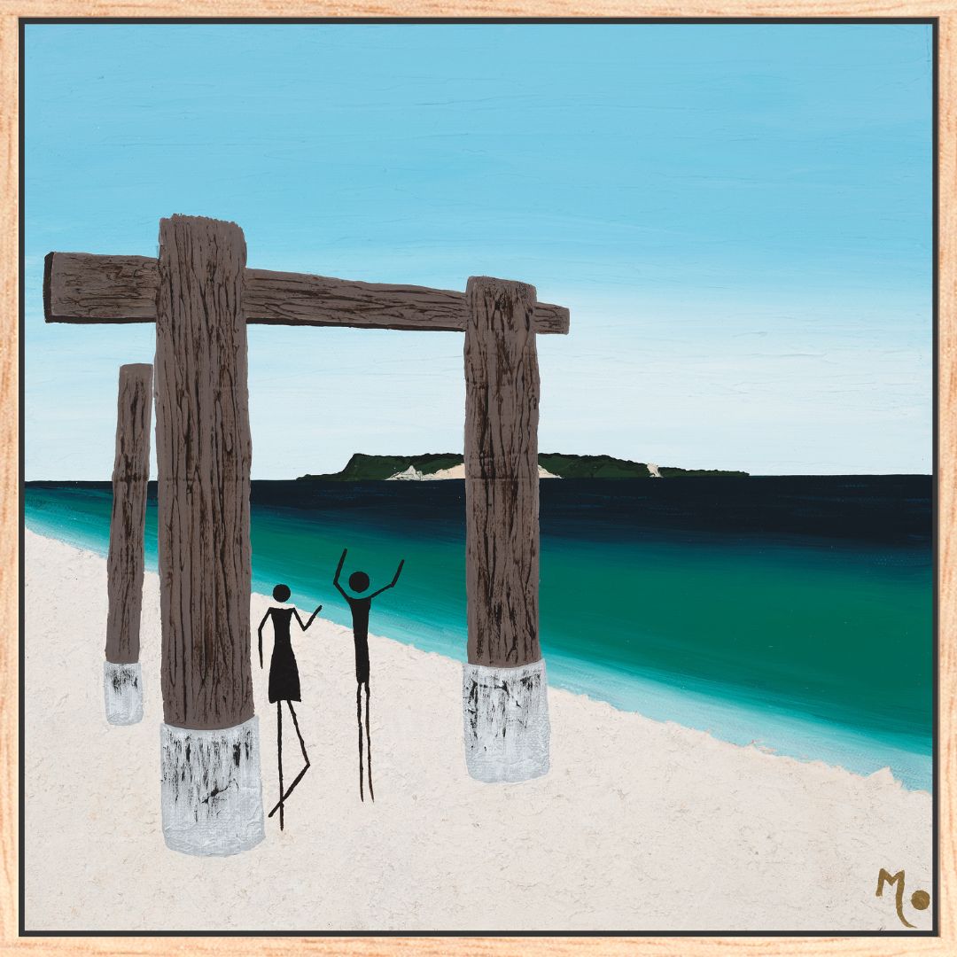 Sold Original Artwork | Sanctuary | Hamelin Bay | 30x30cm
