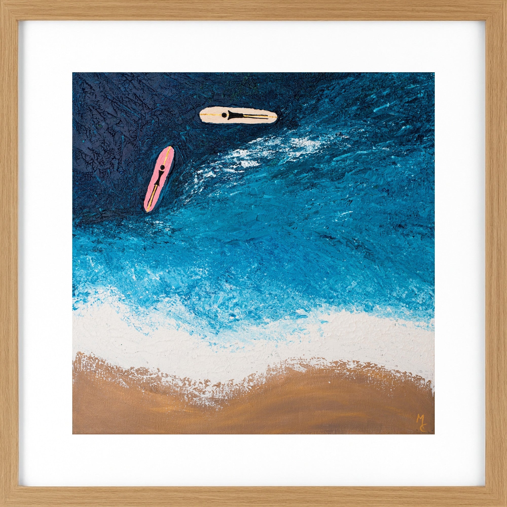 Art Print | Surfing Date