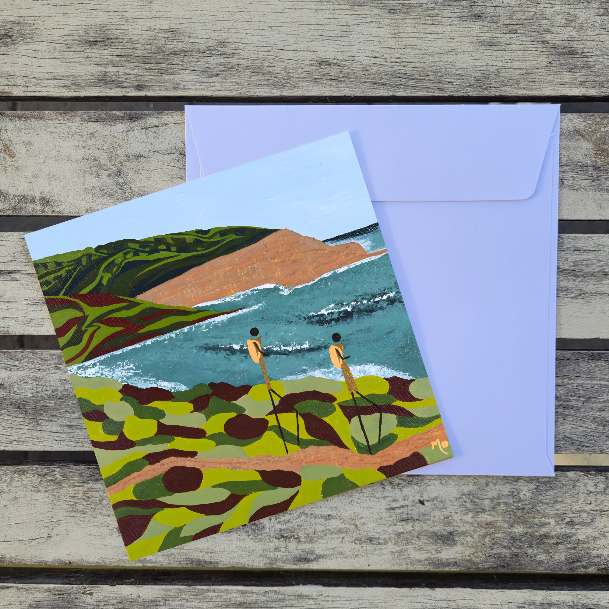 Card |Hiking The Cape To Cape | Margaret River Region | 15x15cm