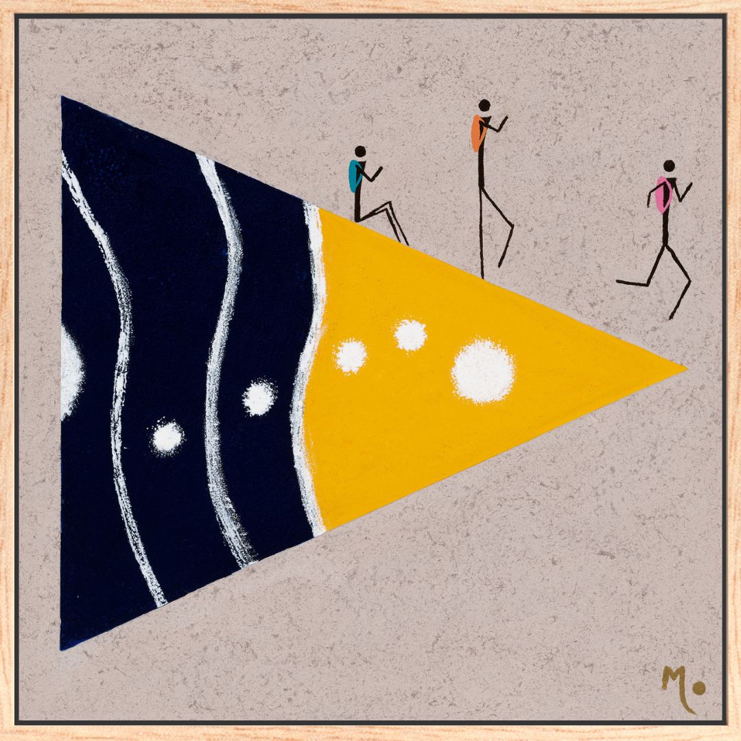 Sold Original Artwork | Momentum | Cape To Cape Track Trail Marker | 30x30cm