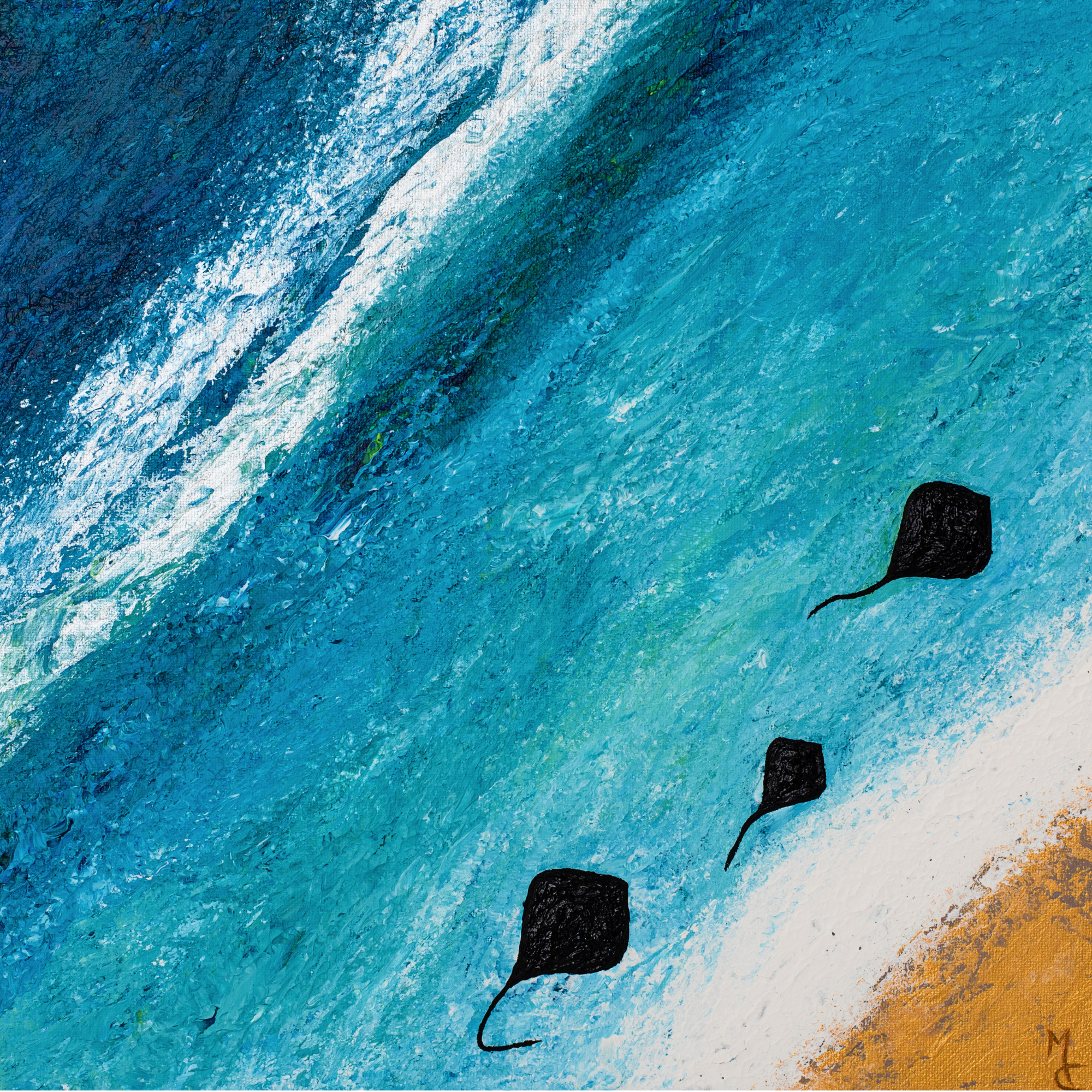 Card | The Majestic Rays of Hamelin Bay | Margaret River Region | 15x15cm