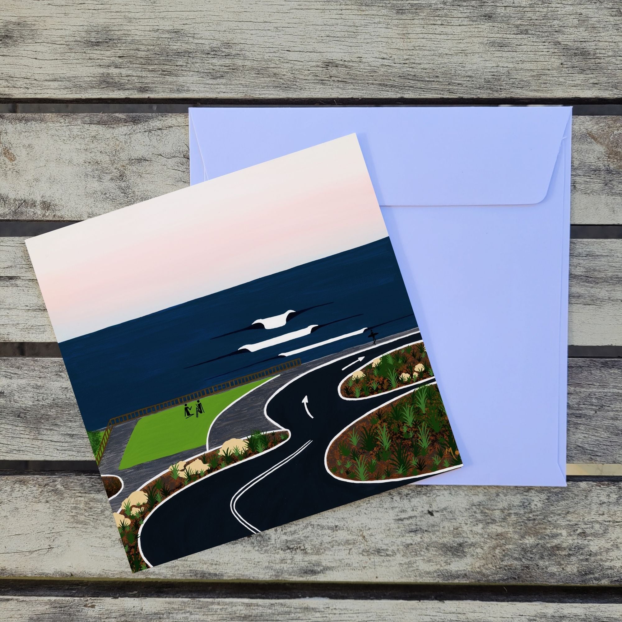 Card | Surfers Point | Prevelly | 15x15cm