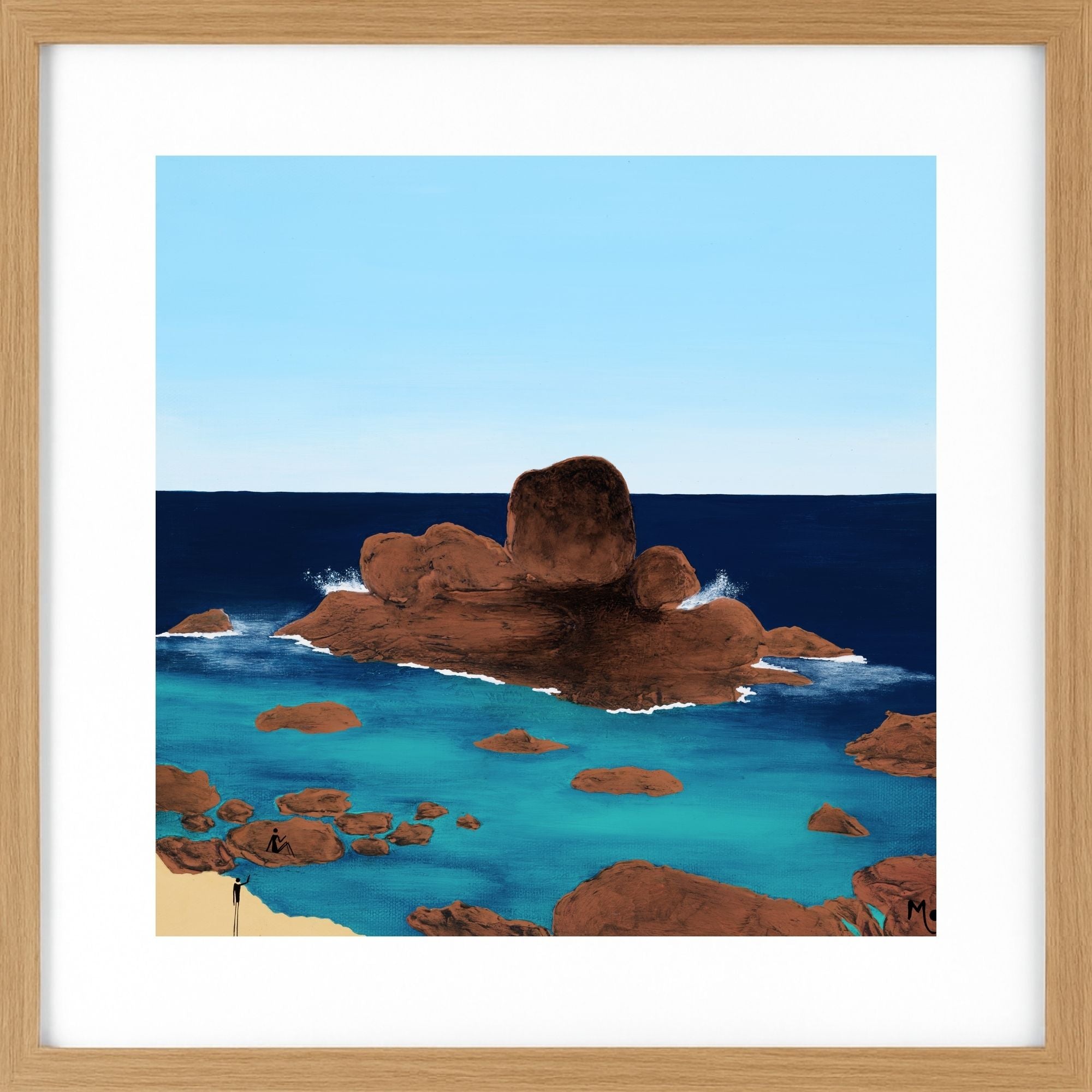 Art Print | Redgate Rock | Redgate Beach