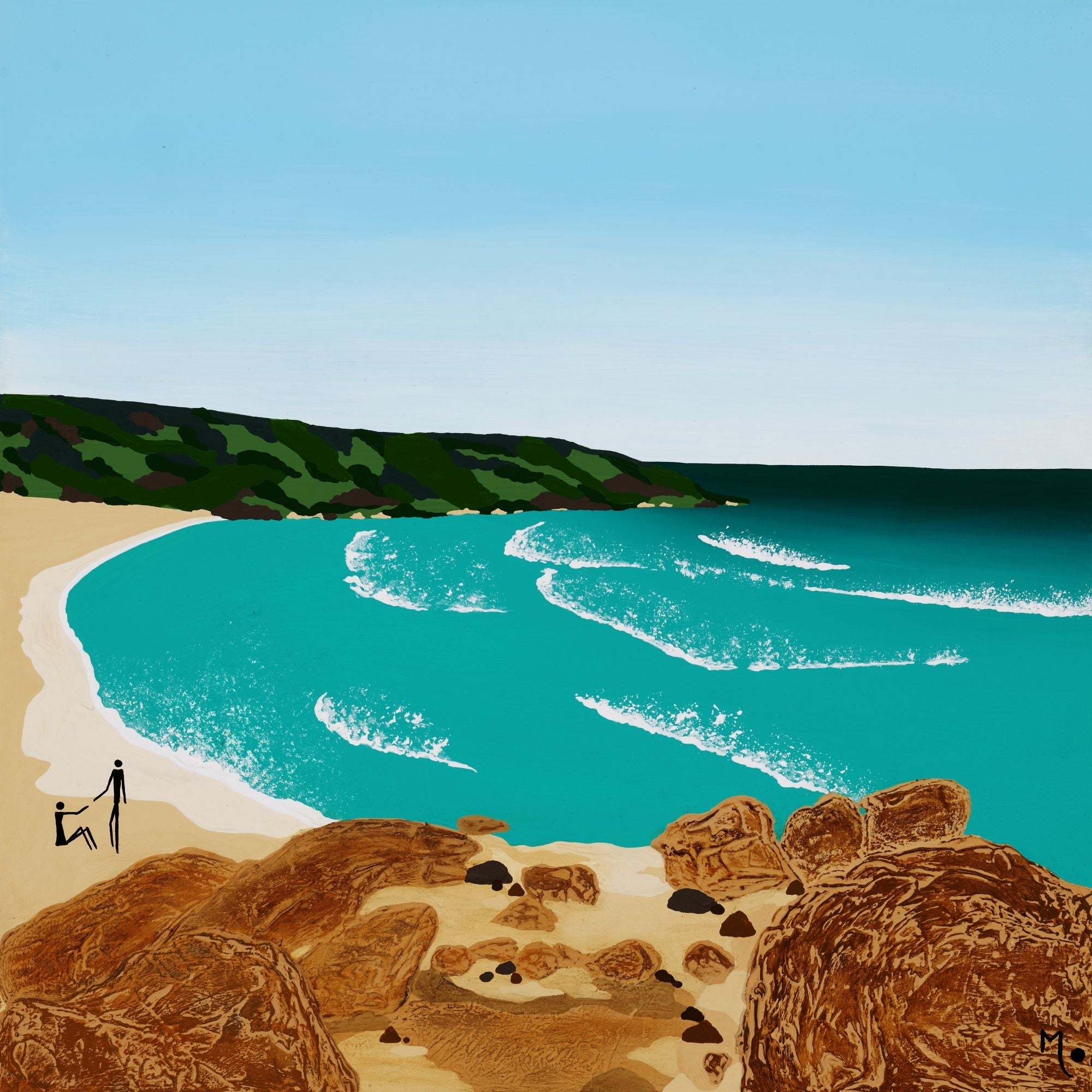Card | Redgate Beach | Margaret River Region | 15x15cm