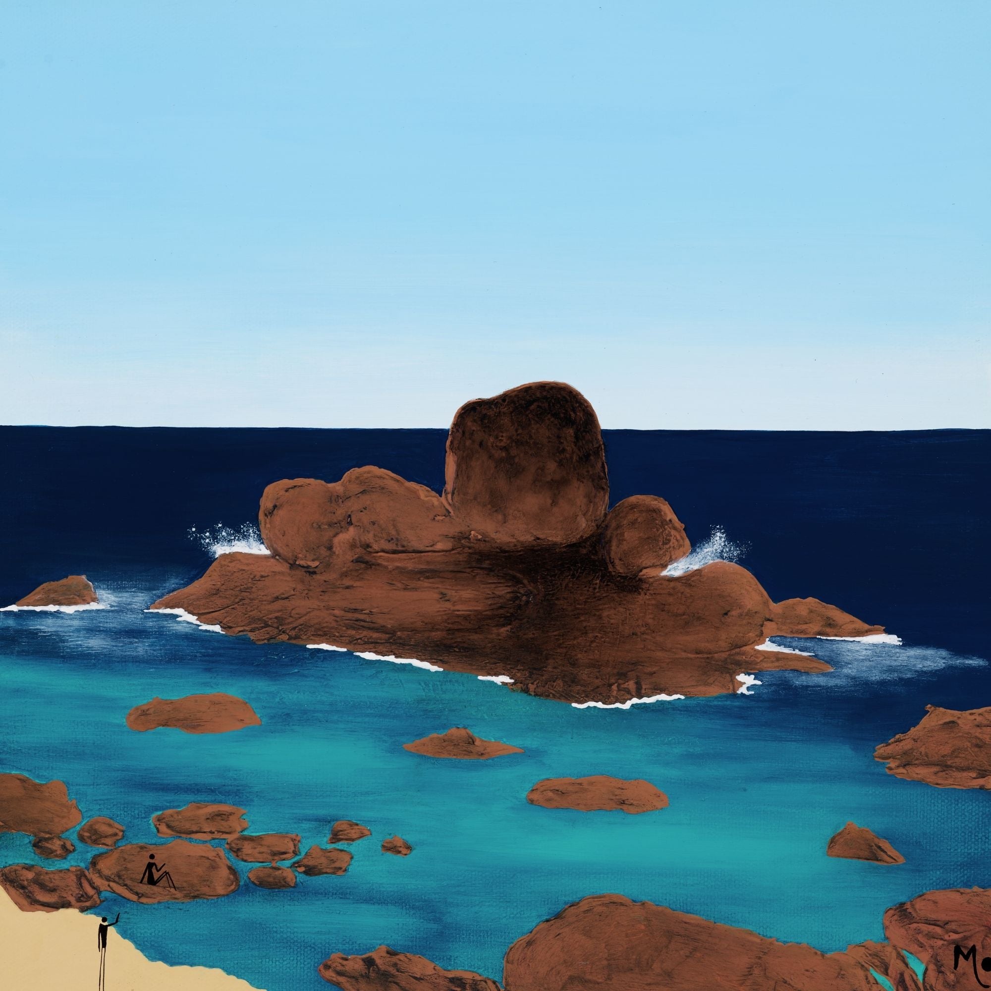 Card | Redgate Rock | Redgate Beach | 15x15cm