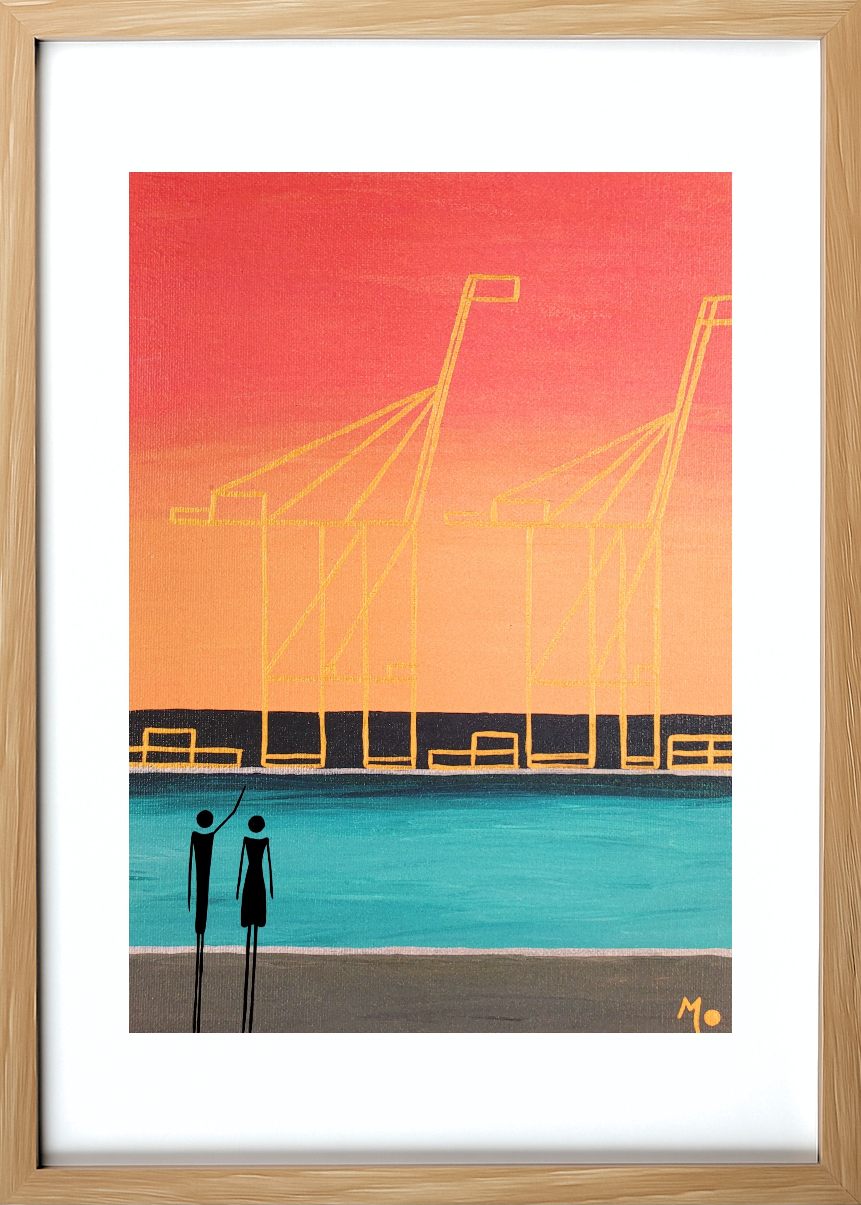 Art Print | The Fremantle Giraffes | Fremantle