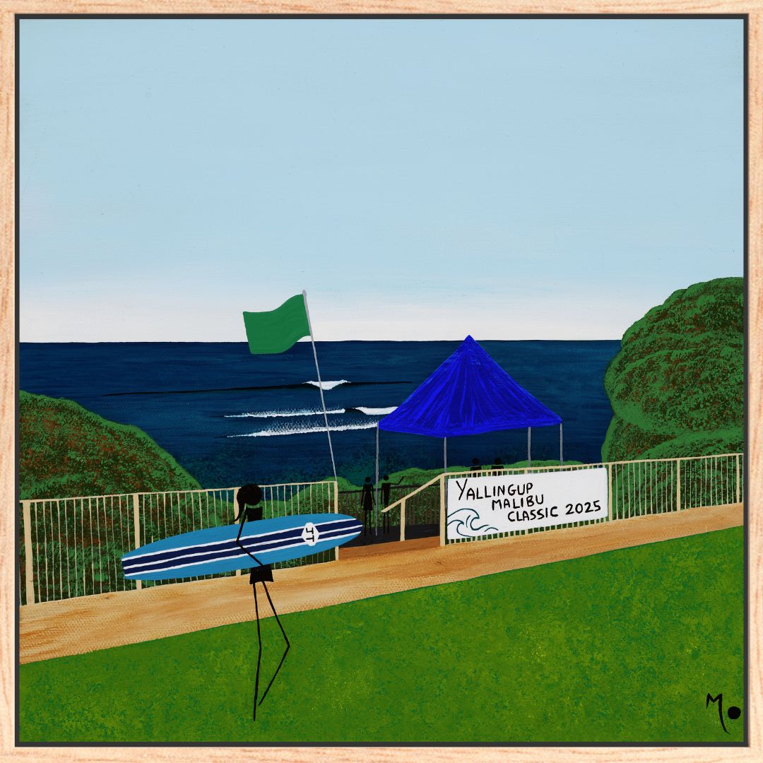 Sold Original Artwork | Yallingup Malibu Classic | 30x30cm