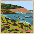 Sold Original Artwork | Hiking The Cape To Cape | Wilyabrup Cliffs  | 30x30cm
